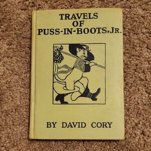 Vintage 'Travels of Puss-in-Boots, Jr.' Book